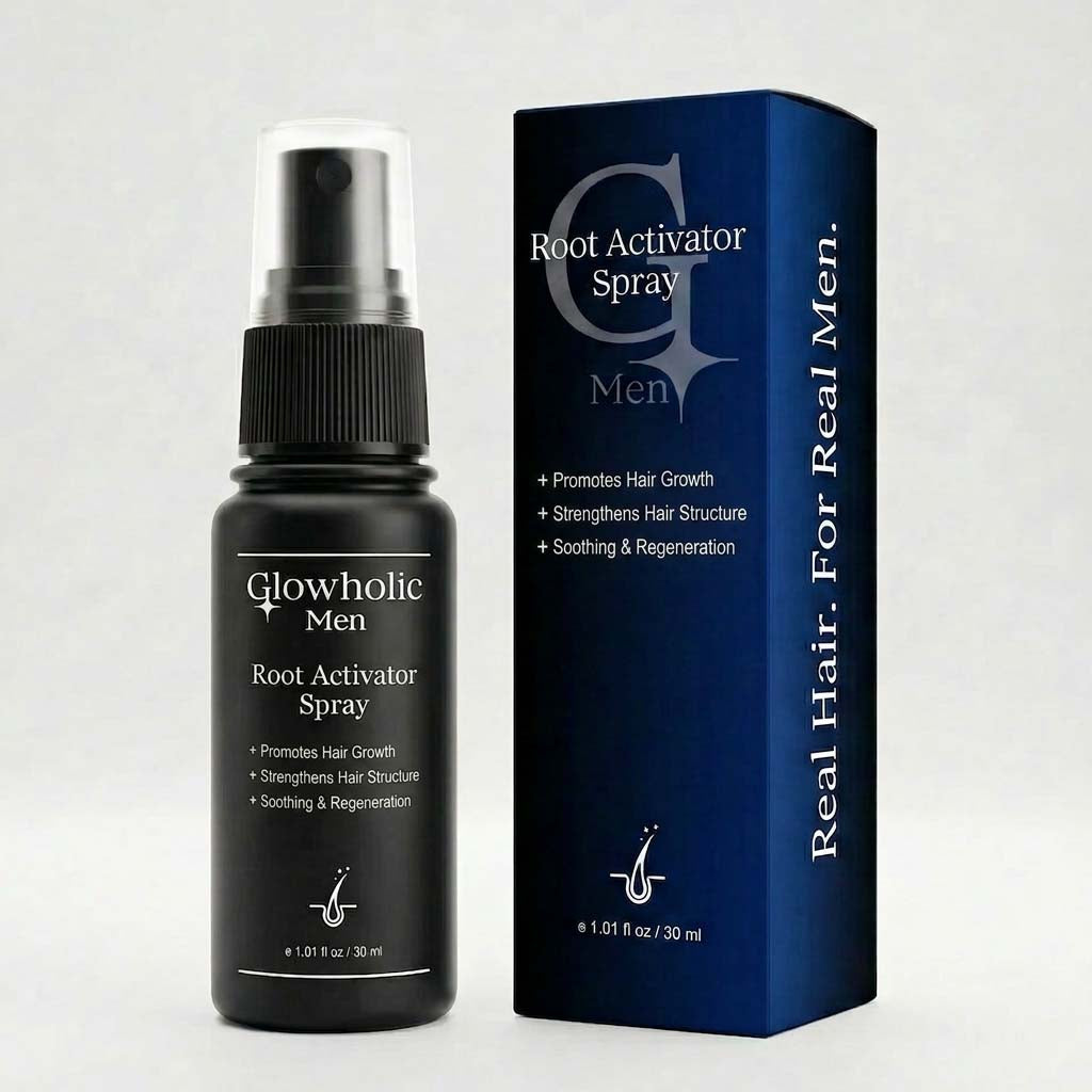 Glowholic Men - Post-Treatment Root Activator Spray – For Aftercare Against Hair Loss (GIFT)