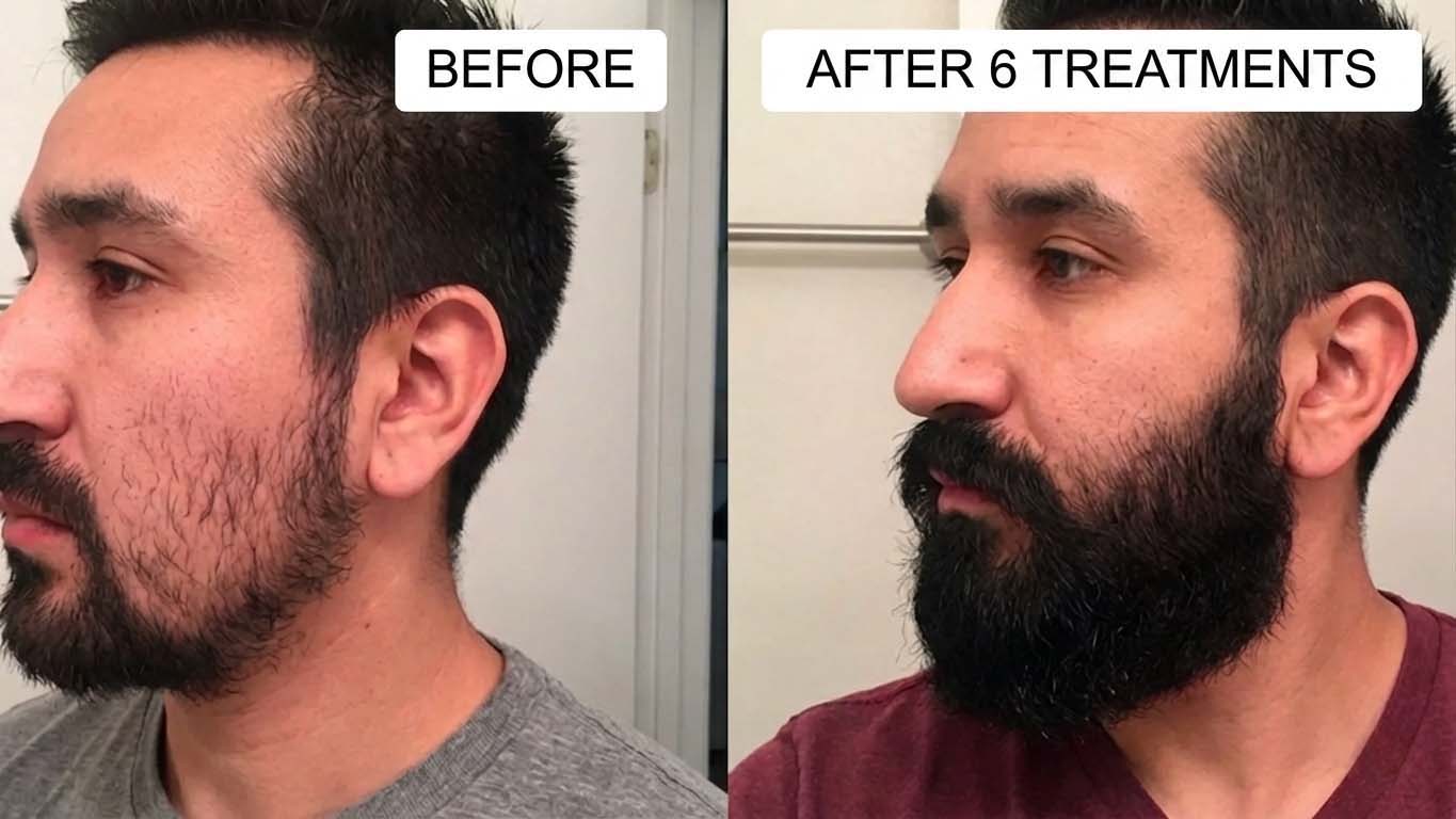Glowholic Men - Anti-Hair Loss Starter Set - Micro-Needling Infusion for Home Use