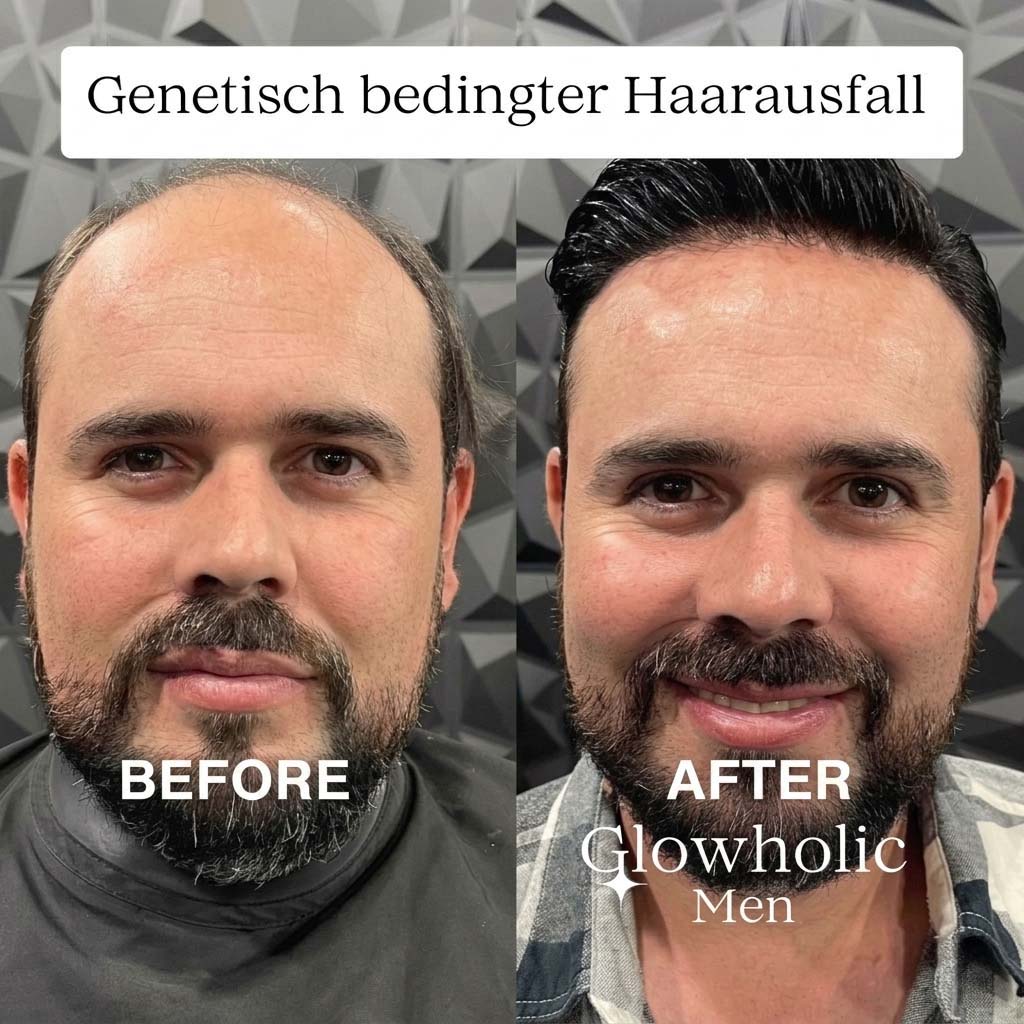 Glowholic Men - Anti-Hair Loss Starter Set - Micro-Needling Infusion for Home Use